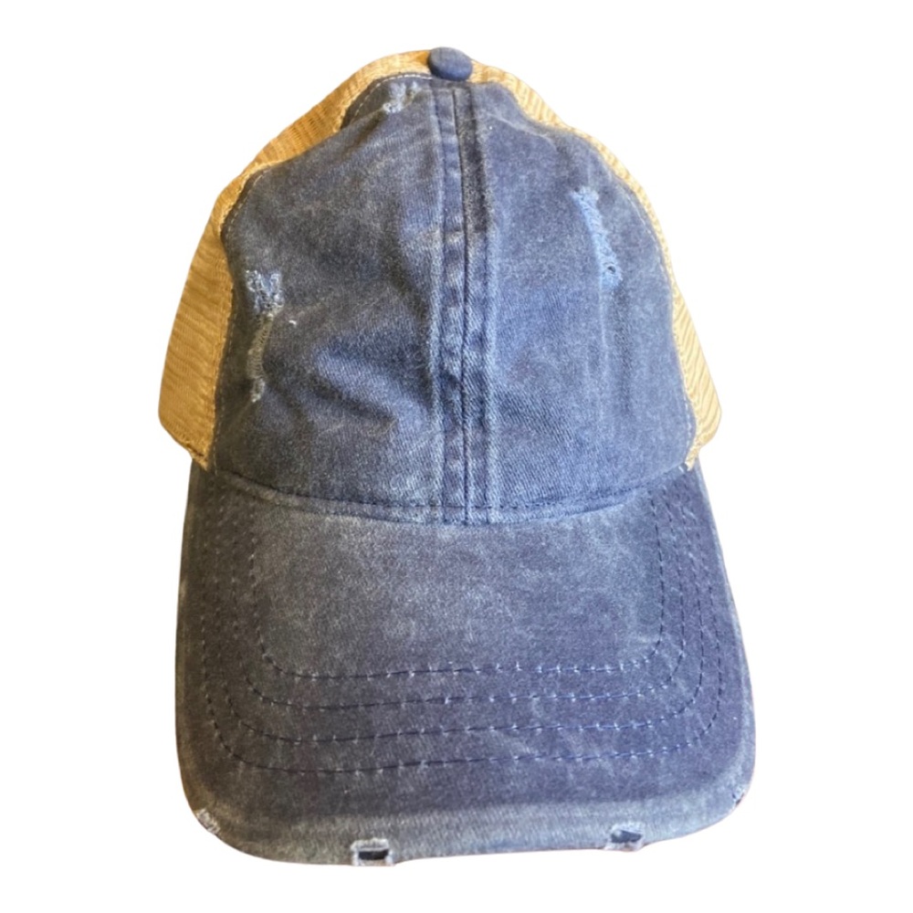 David and Young Blue Mesh Baseball Cap